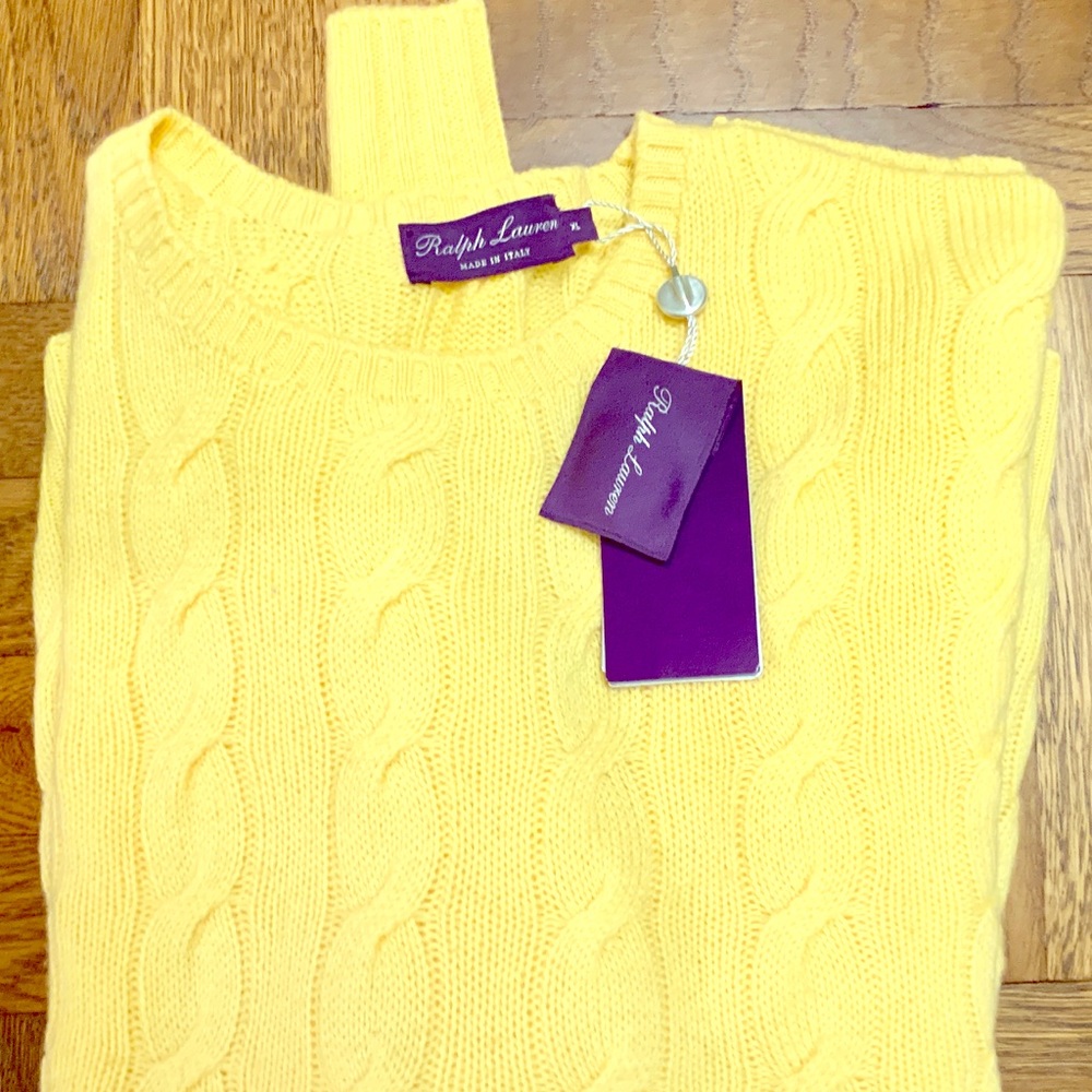 Ralph Lauren Purple label cashmere sweater